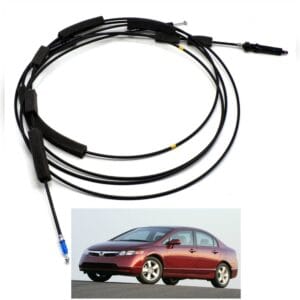 Cable de apertura de baúl y puerta de combustible para Honda Civic 2006-2011 T4